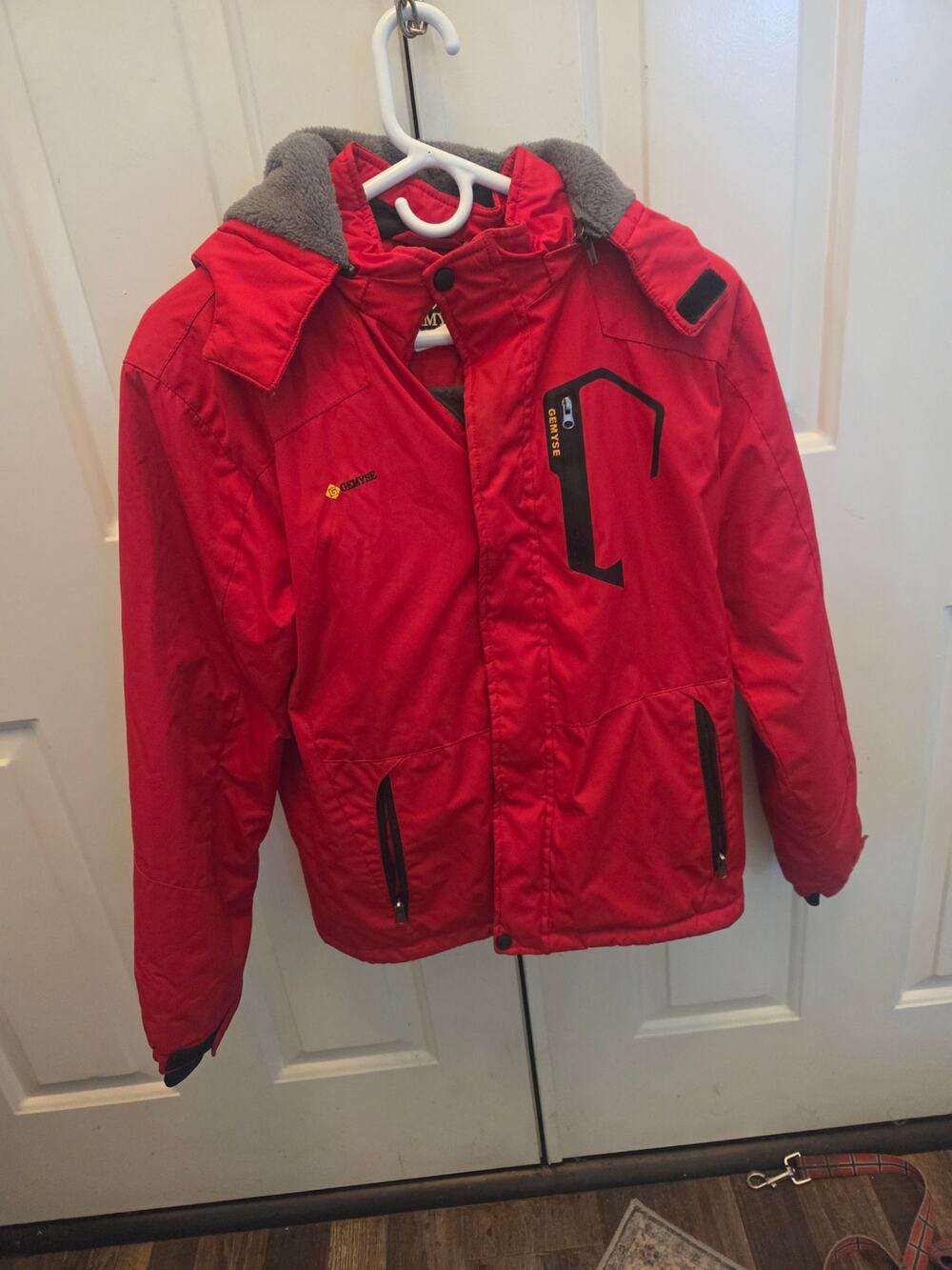 GEMYSE BOYS RED  SKI Jacket with fleece lining